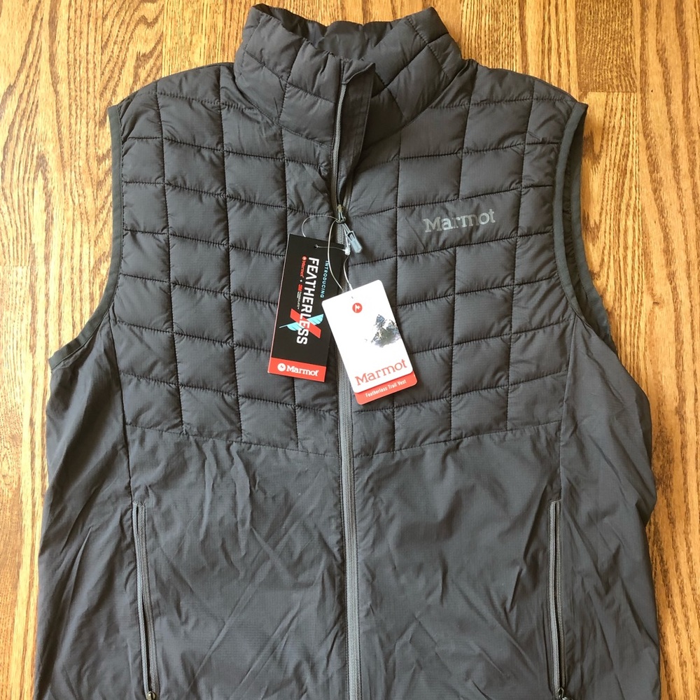 Men’s Marmot Featherless Trail Vest Size L - NWT